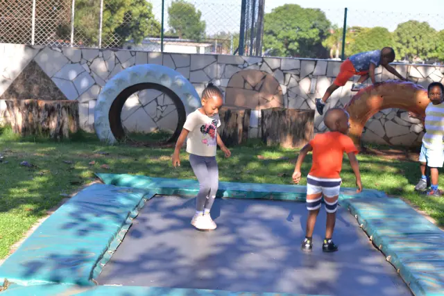 Trampoline time